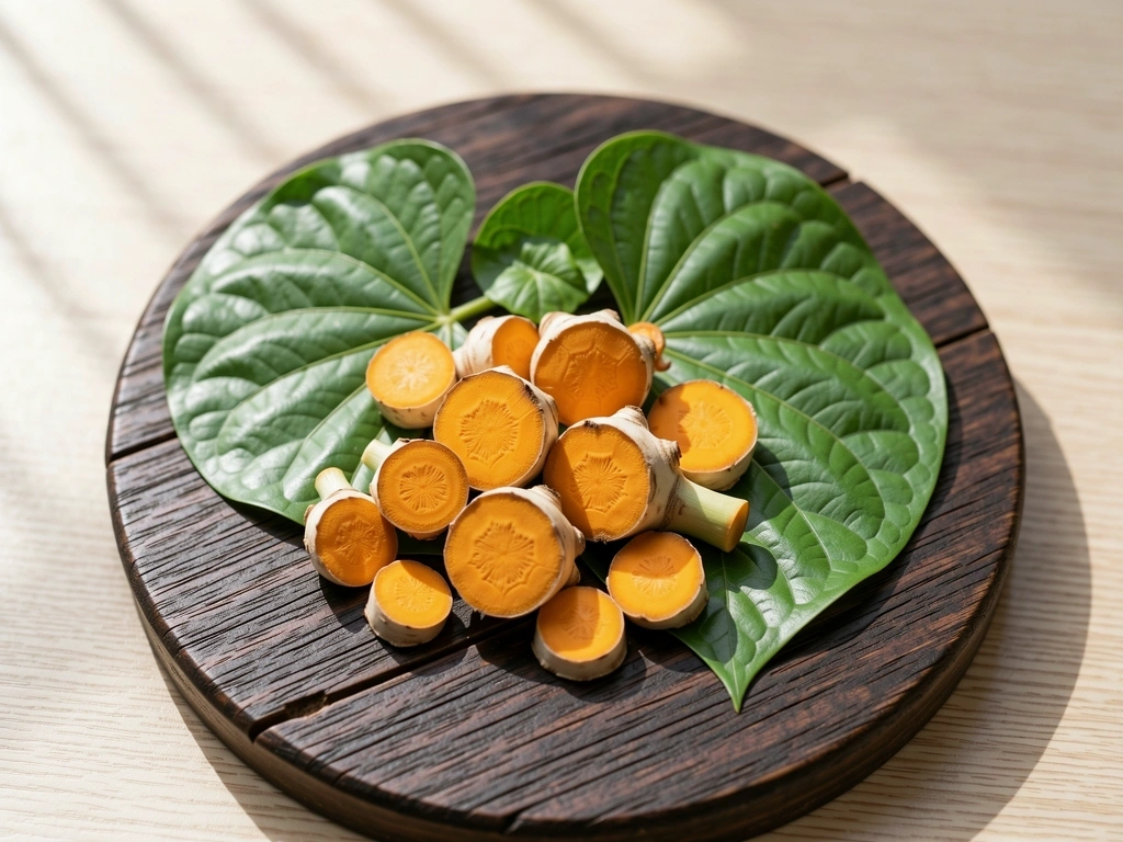 Bahan herba segar untuk kesejahteraan lelaki