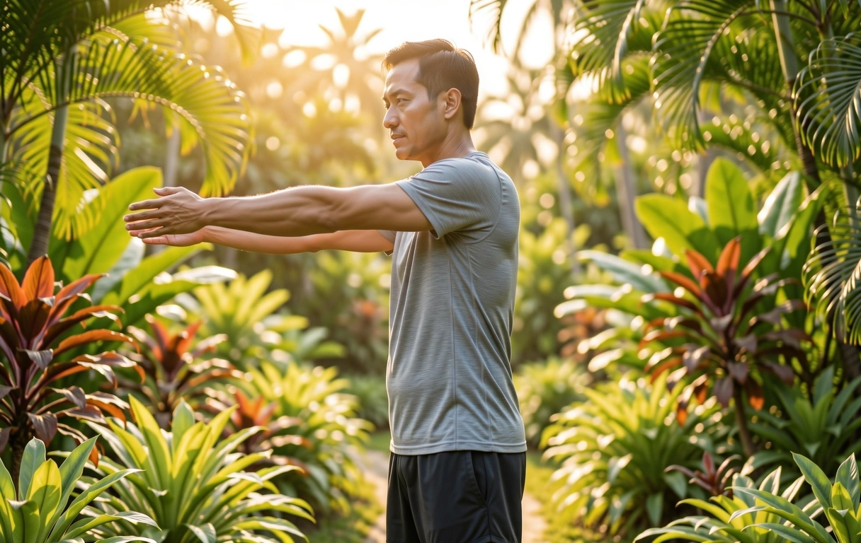 Lelaki aktif dan selesa